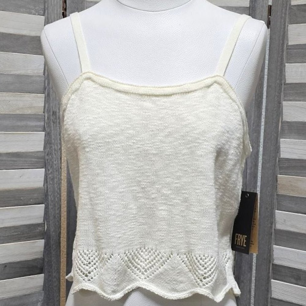 Crochet Hem Tank | Frye | Large